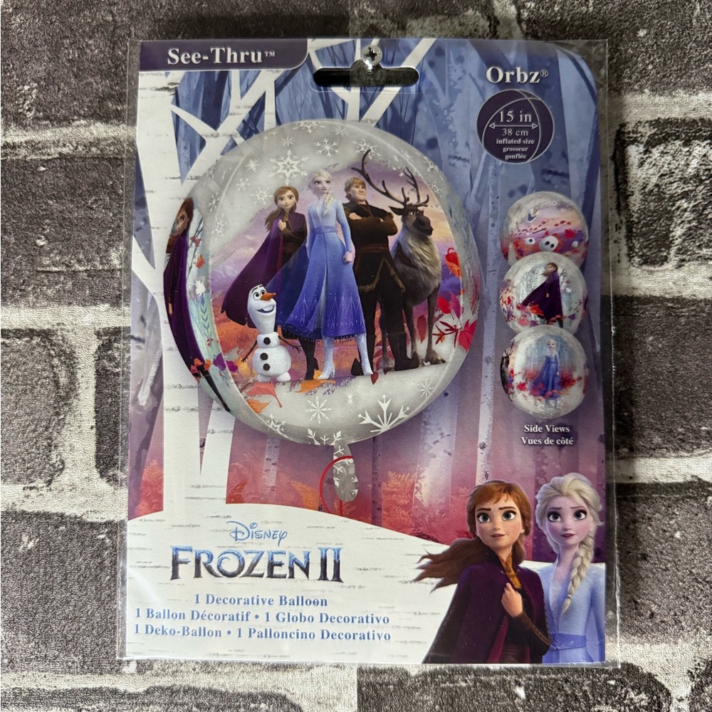 Frozen II Birthday Foil Balloon NEW Sealed